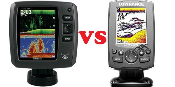 high vs low resolution fish finder