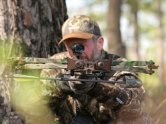 Hunter with crossbow