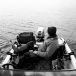 Boat with rod holders