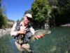 fly angler caught trout