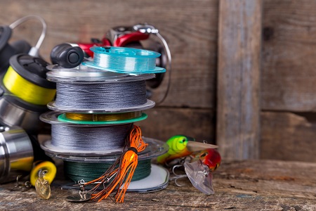 fishing spool with line