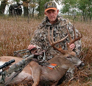 hunter killed deer with crossbow