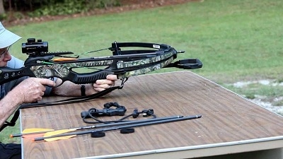 test shooting crossbow
