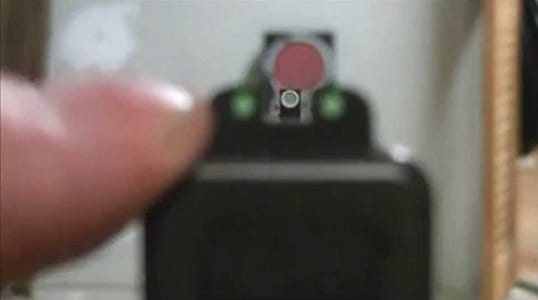 TRUGLO TFX sights on Glock