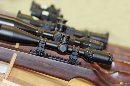 rifles lined up