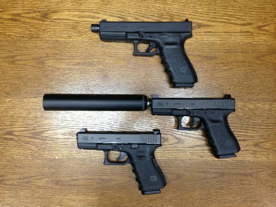 glock 19 suppressor height sights vs regular