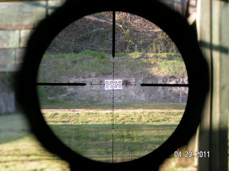 long-range shooting reticle