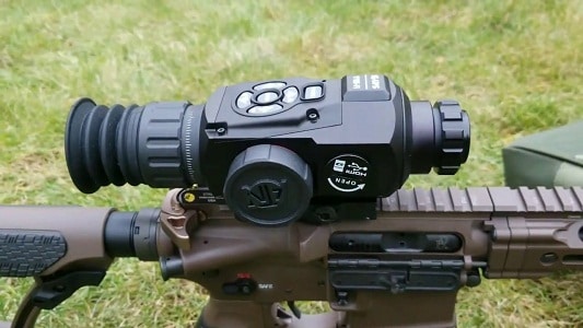 thermal scope on rifle