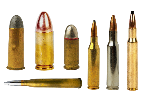 different type of bullet shells