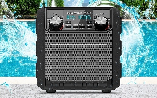 Ion outdoor radio by the pool