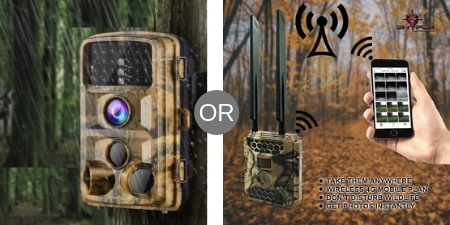 Wireless or standard trail camera