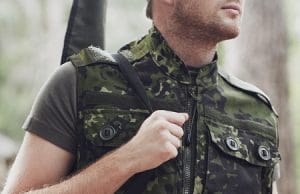 hunter wearing concealed vest
