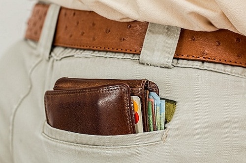 wallet in pocket