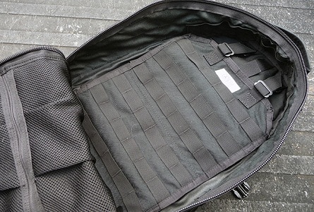 tactical backpack interior