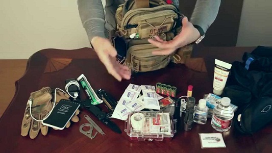 things to be packed in tactical backpack