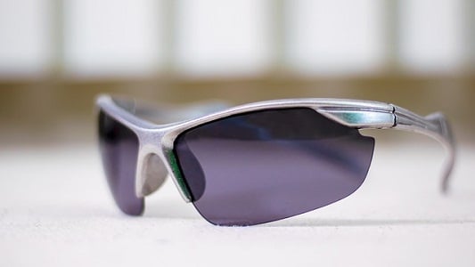 Polarized sunglasses upclose