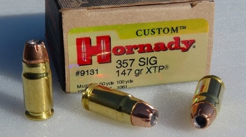 .357 Sig bullets and box