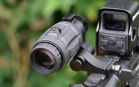 3X Magnifier Scope with flip to side mount