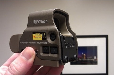 EOTech XPS-3 held up by hand