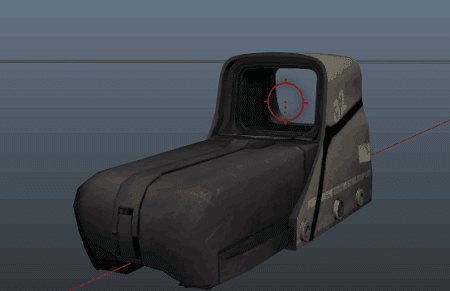 holographic sight reticle