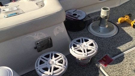 marine speakers to be installed