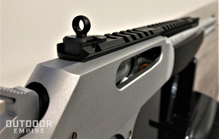 XS Sights rail on lever action rifle