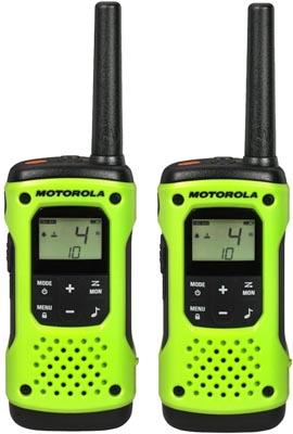 Product image of 2 Motorola walkie talkies