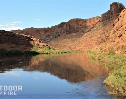 The Colorado River just north of Moab, Utah.