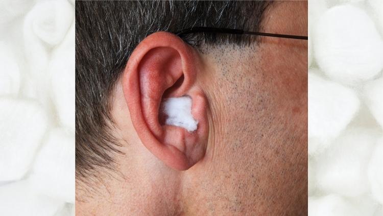 DIY Cotton Ear Plug