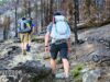 hiker carrying an Osprey Levity