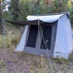 Kodiak flex-bow tent in woods