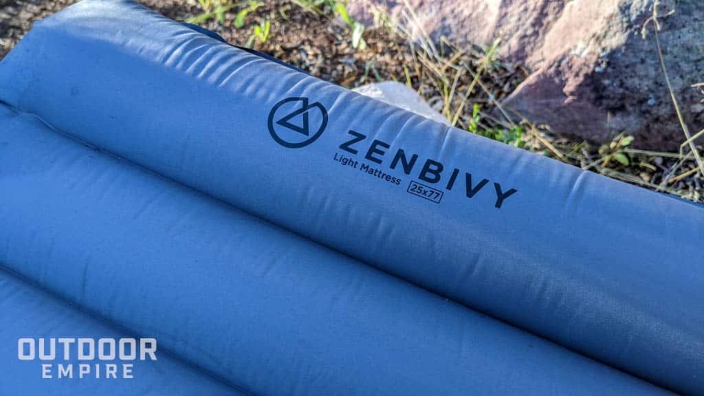 Zenbivy logo on light mattress