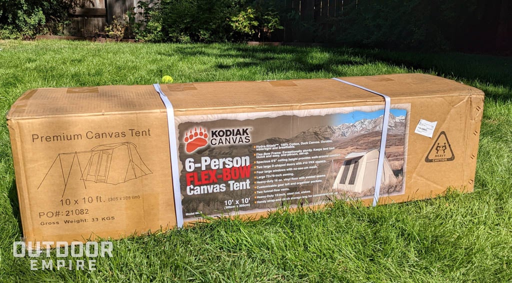 New kodiak flex-bow tent in box