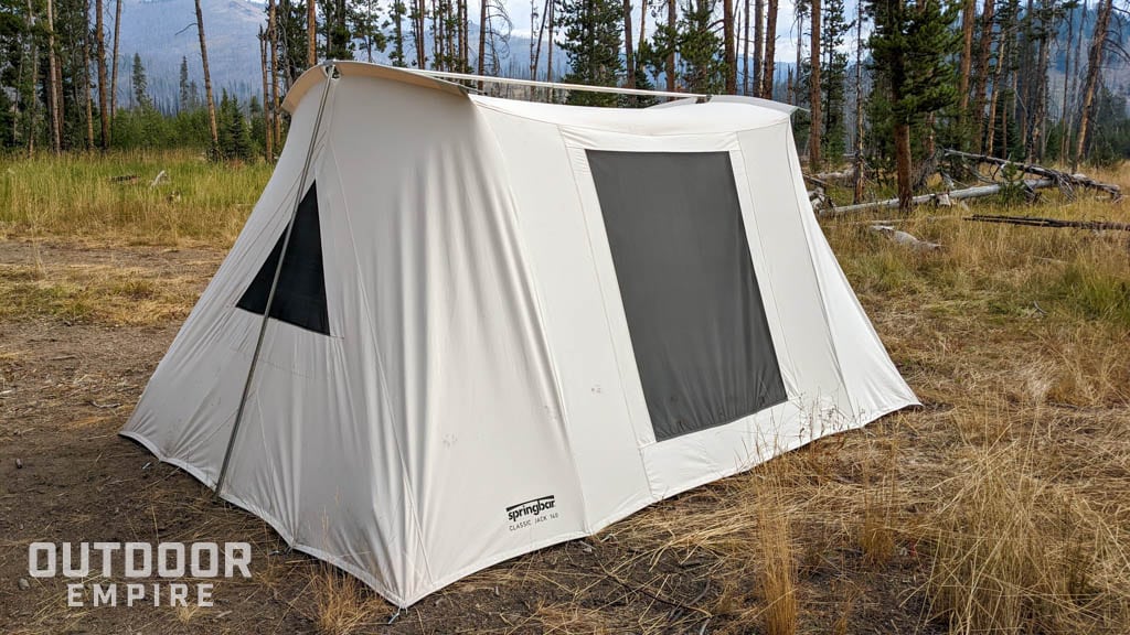 Springbar Classic Jack tent from side
