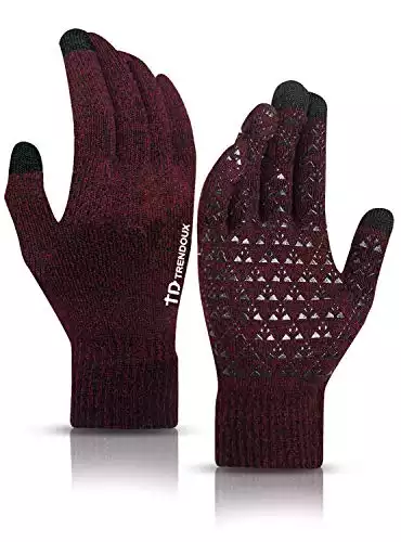 Gloves with touch screen fingers