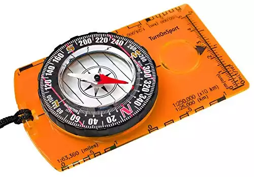 Hiking and backpacking compass
