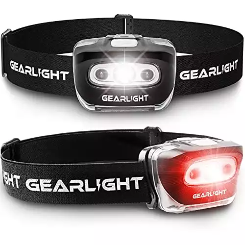 Gearlight headlamp flashlight