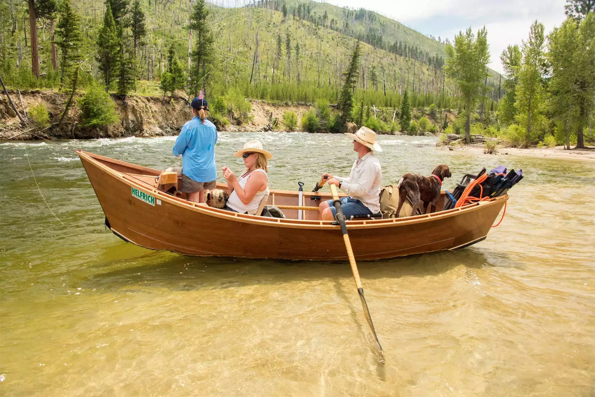Guided fly fishing trip