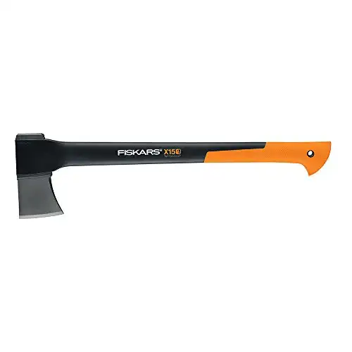 Fiskars 378571-1002 x15 chopping axe 23. 5", 23. 5 inch, orange/black,yellow/black