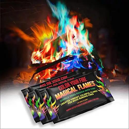 Magical flames fire color changing packets