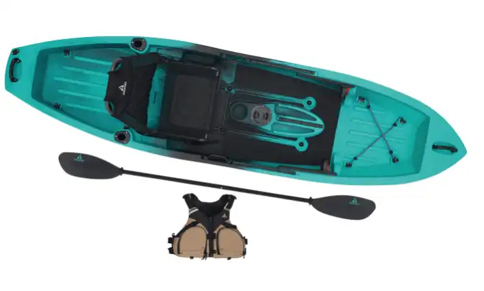 Ascend 10t sit-on-top kayak fishing package