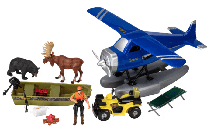 Toys from Cabela's and Bass Pro Shops