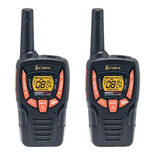 Cobra microtalk acxt390 walkie talkies