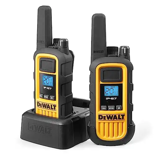Dewalt dxfrs800 heavy duty walkie talkies
