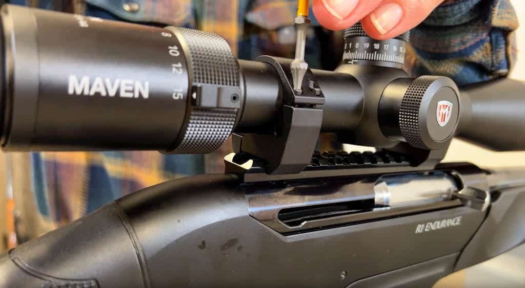 Mounting Maven RS1.2 rifle scope on Benelli R1