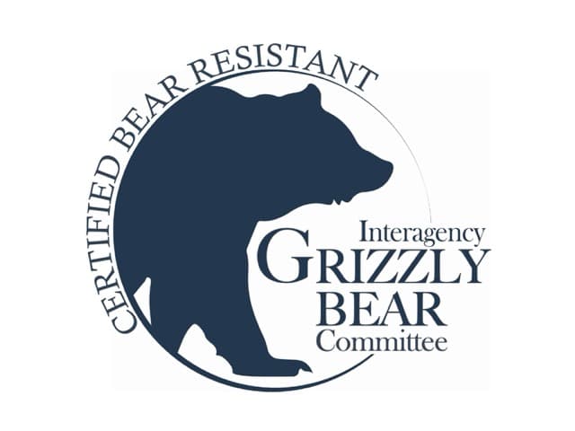 Interagency Grizzly Bear Committee certified bear resistant product logo